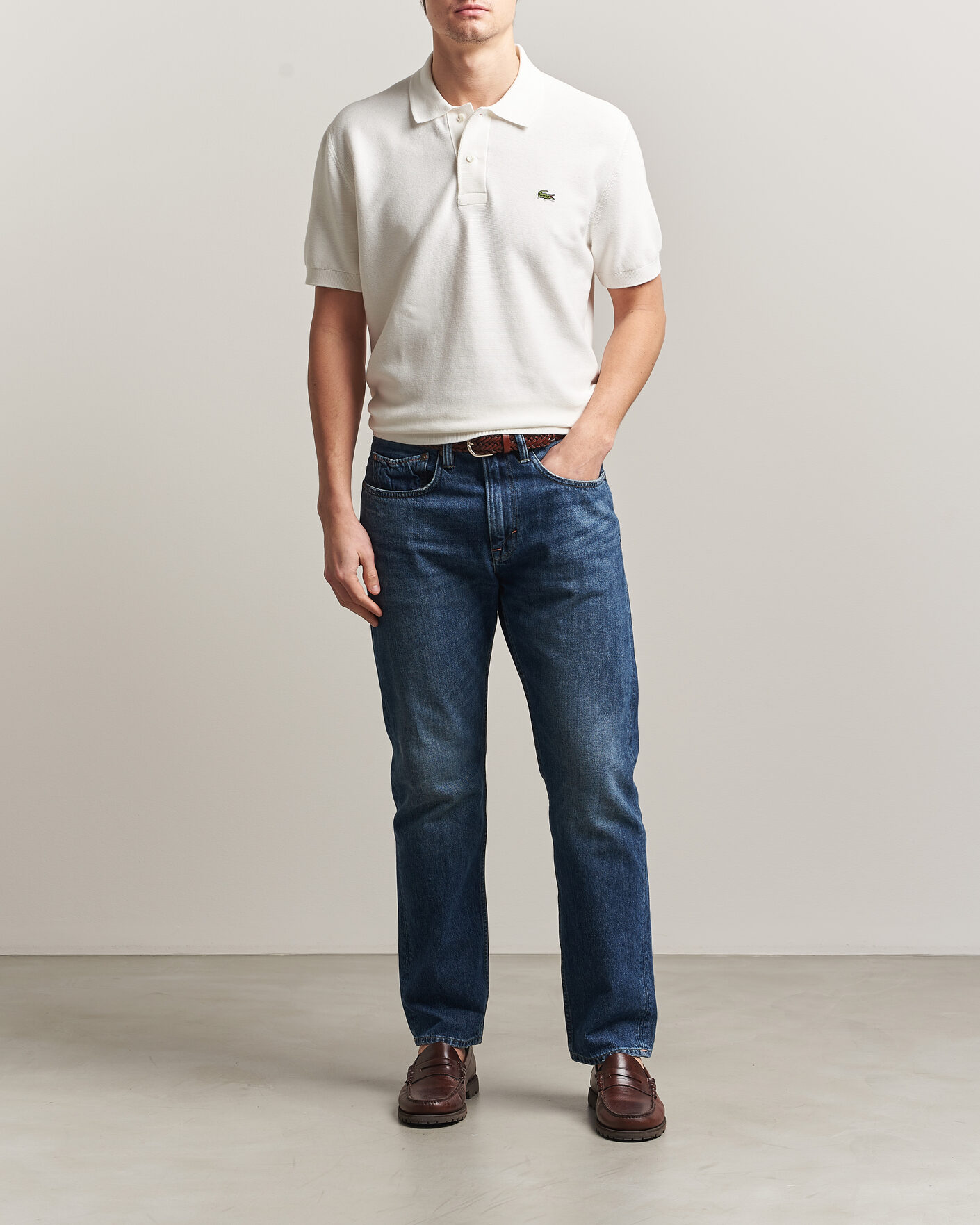 Uomini | Polo | Lacoste | Cotton Knitted Polo Flour