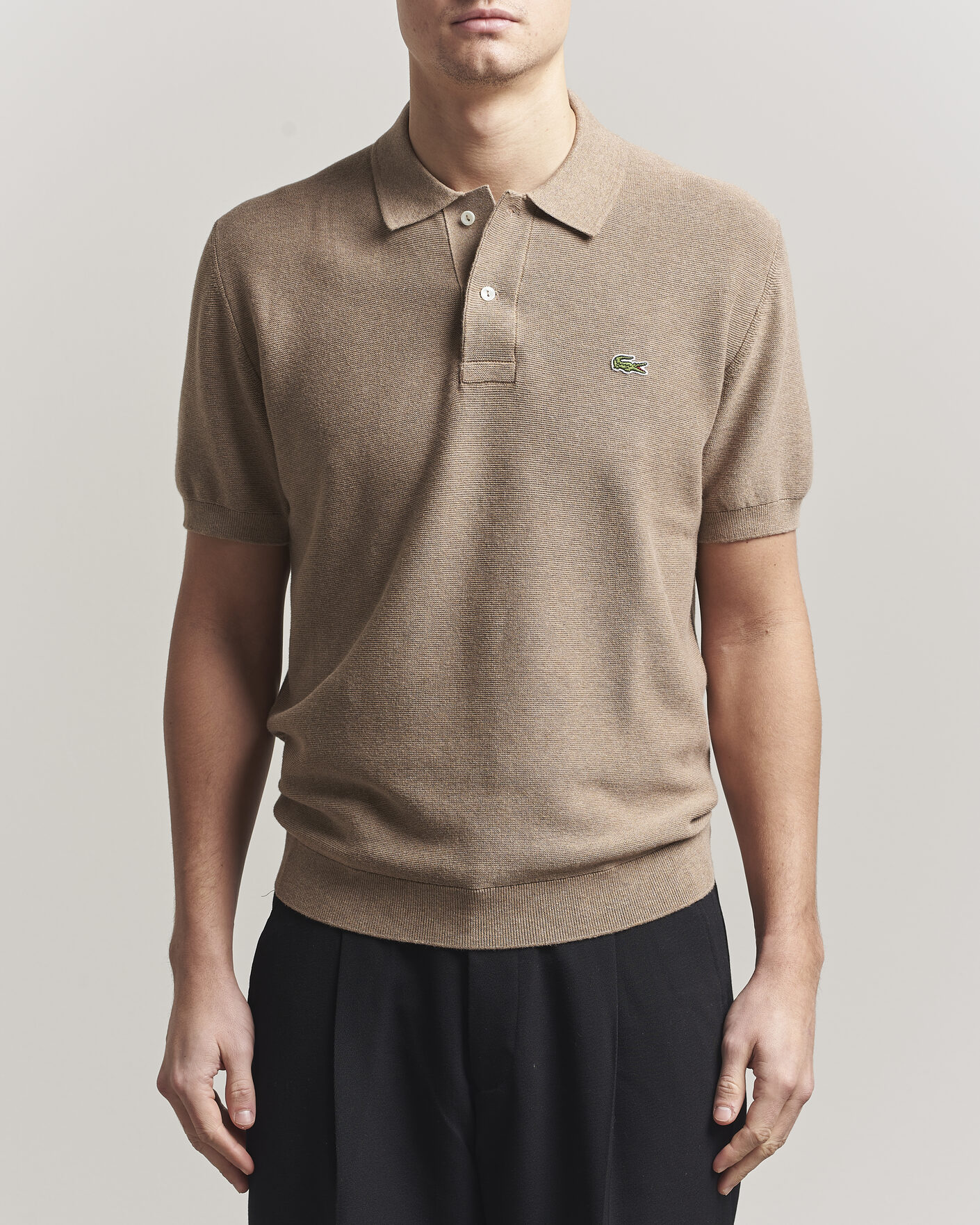 Uomini | Polo | Lacoste | Cotton Knitted Polo Viennois Heather
