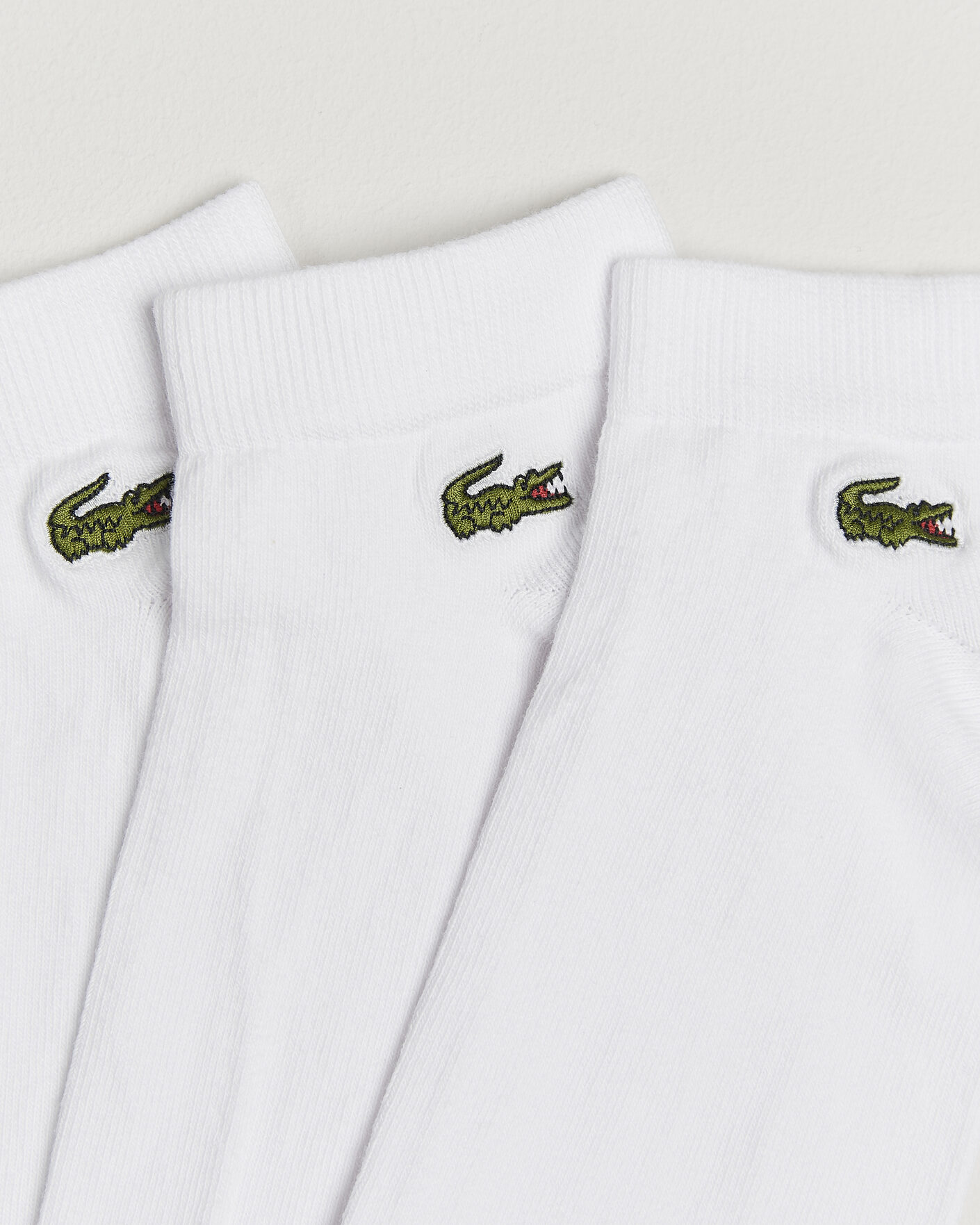 Uomini | Biancheria intima | Lacoste | 3-Pack Short Sport Socks White