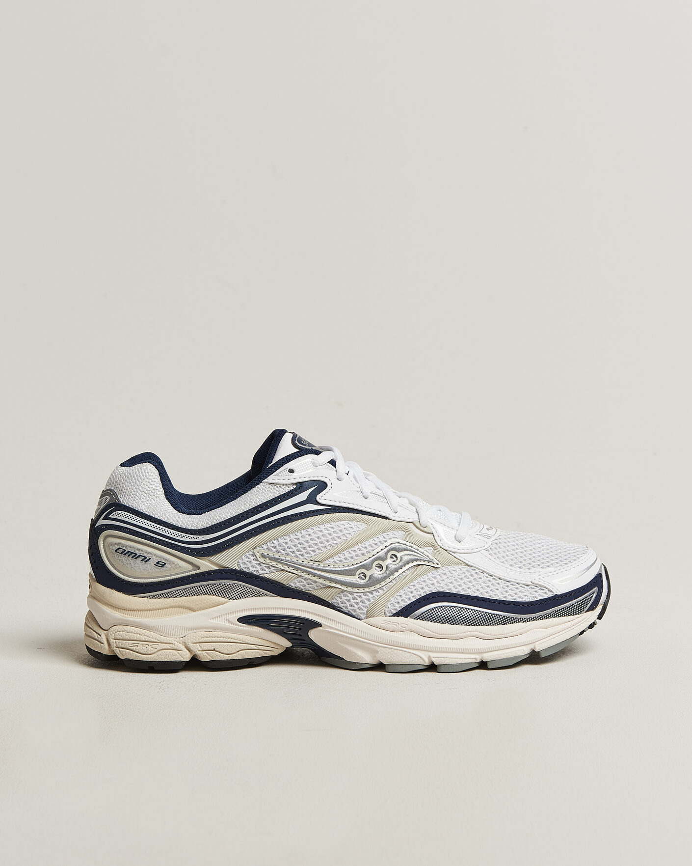 Uomini | Sneakers | Saucony | Progrid Omni 9 Running Sneaker White/Navy