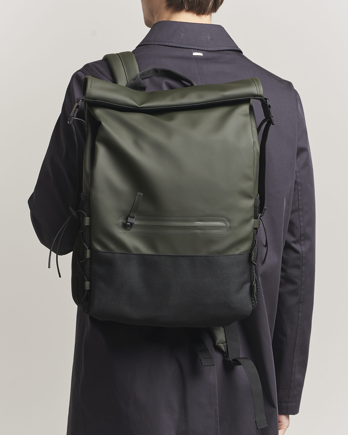 Uomini | Borse | RAINS | Trail Mountaineer Rolltop Backpack Green