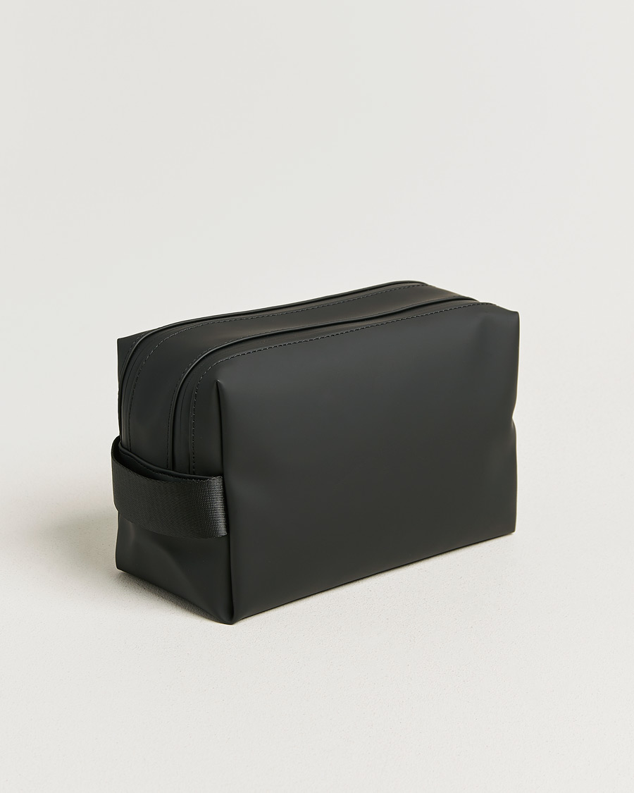 Uomini | Borse | RAINS | Double Zip Washbag Black