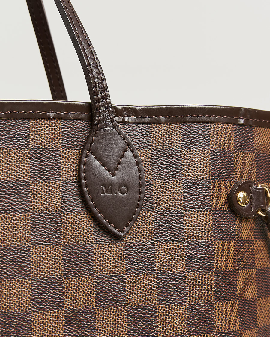 Uomini | Pre-Owned & Vintage Bags | Louis Vuitton Pre-Owned | Neverfull MM Damier Ebene