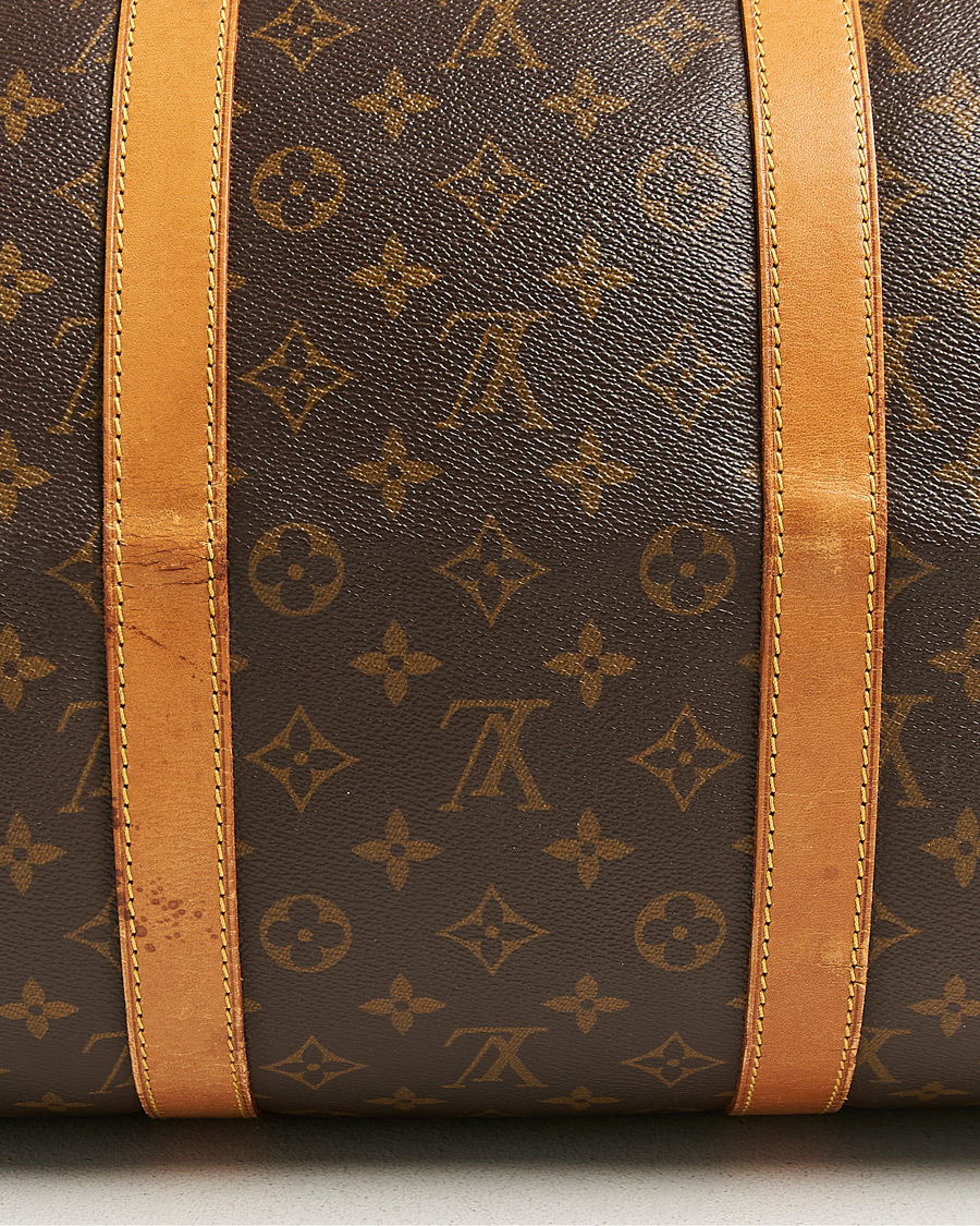 Uomini | Pre-Owned & Vintage Bags | Louis Vuitton Pre-Owned | Keepall Bandouliére 55 Monogram