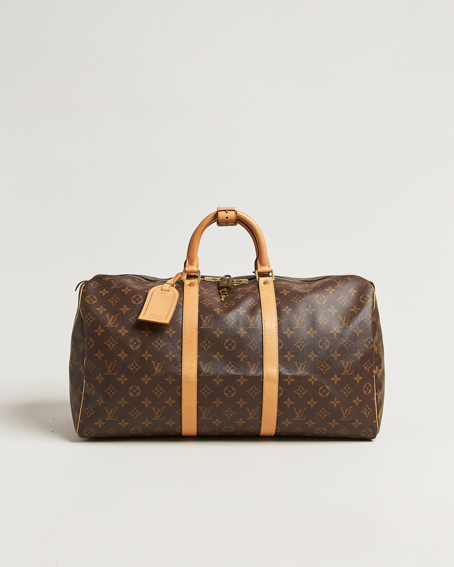 Uomini | Pre-Owned & Vintage Bags | Louis Vuitton Pre-Owned | Keepall 50 Monogram