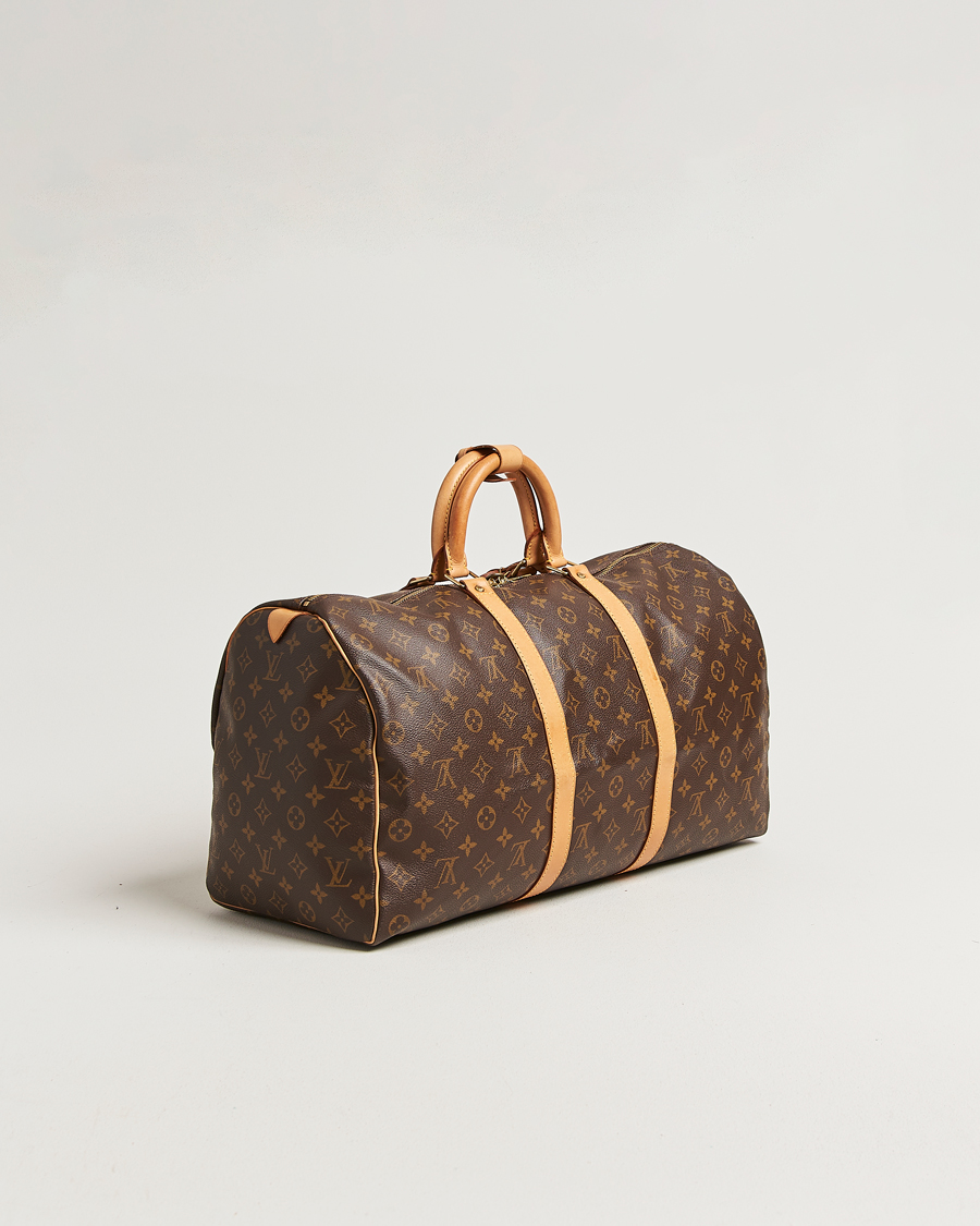 Uomini | Pre-Owned & Vintage Bags | Louis Vuitton Pre-Owned | Keepall 50 Monogram