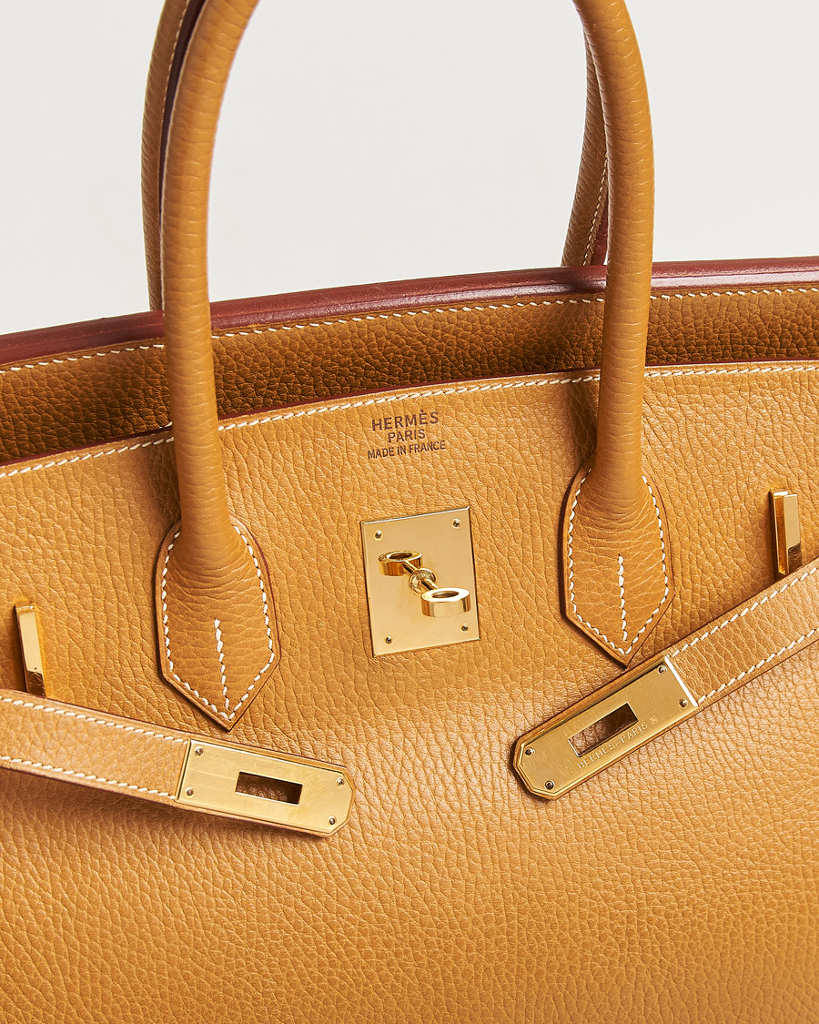 Uomini | Pre-Owned & Vintage Bags | Hermès Pre-Owned | Birkin 35 Ardennes Gold