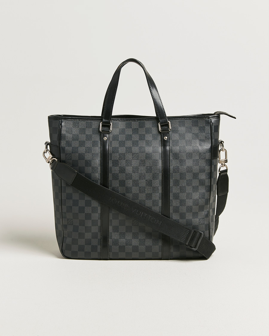 Uomini | Pre-Owned & Vintage Bags | Louis Vuitton Pre-Owned | Tadao Tote Bag Damier Graphite
