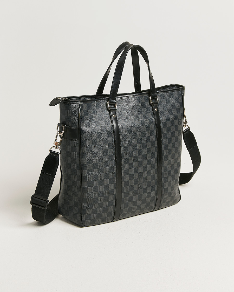 Uomini | Pre-Owned & Vintage Bags | Louis Vuitton Pre-Owned | Tadao Tote Bag Damier Graphite