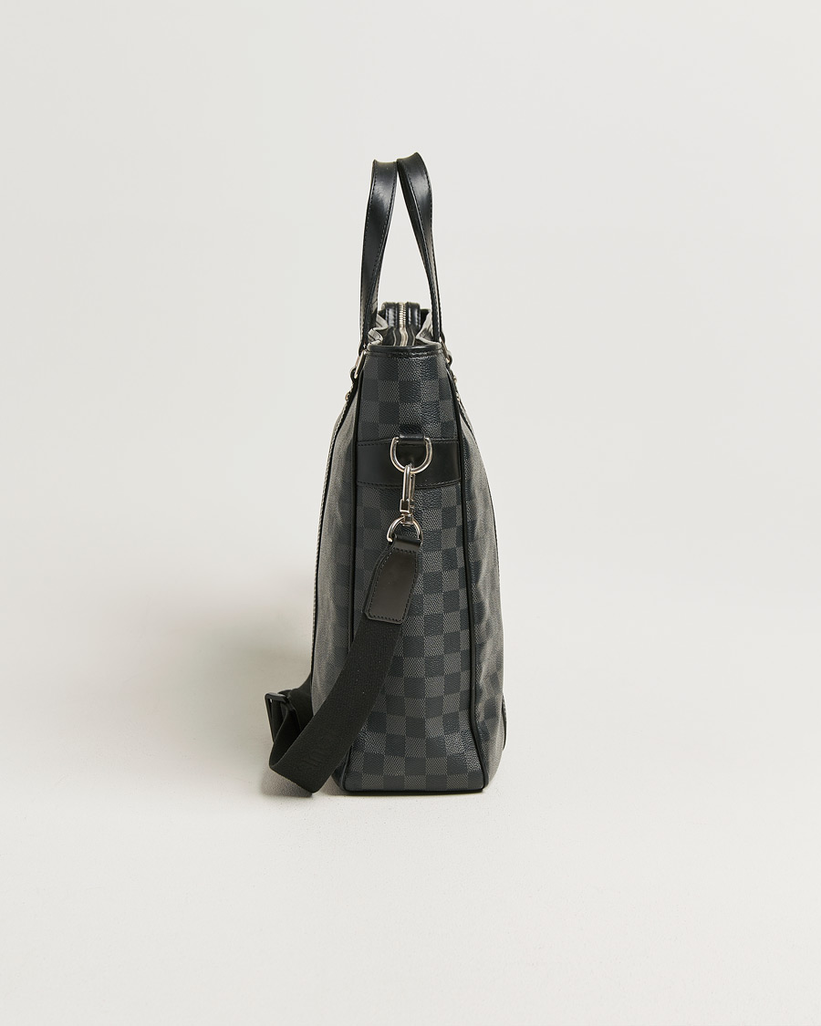 Uomini | Pre-Owned & Vintage Bags | Louis Vuitton Pre-Owned | Tadao Tote Bag Damier Graphite