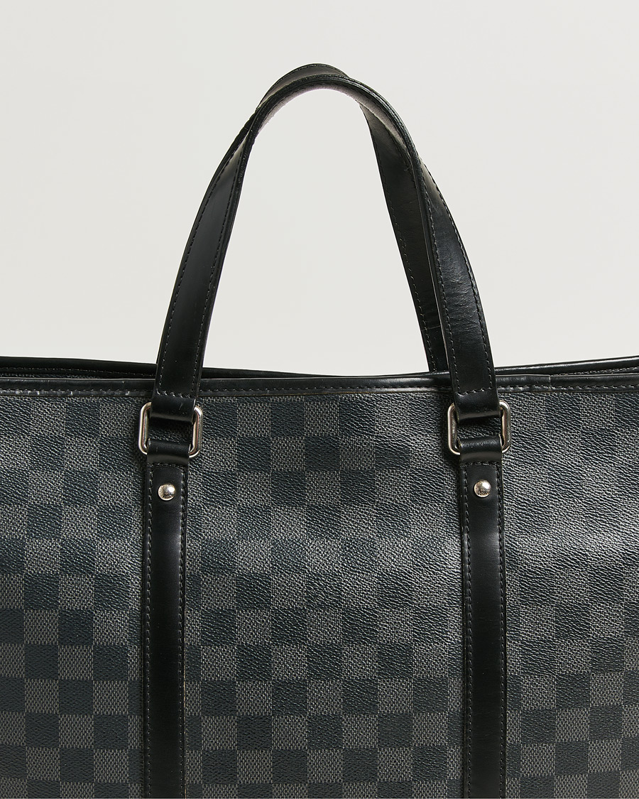 Uomini | Pre-Owned & Vintage Bags | Louis Vuitton Pre-Owned | Tadao Tote Bag Damier Graphite