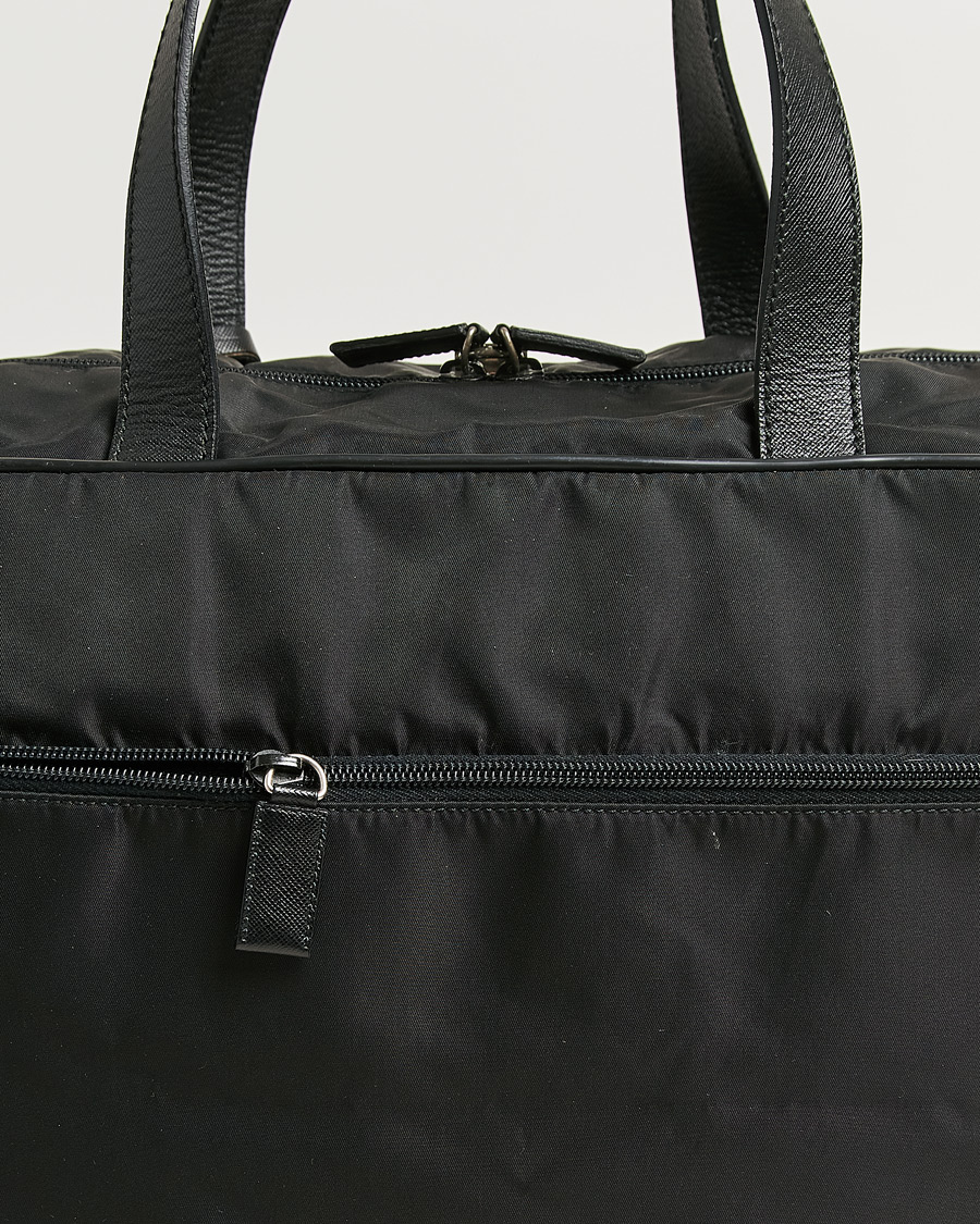Uomini | Pre-Owned & Vintage Bags | Prada Pre-Owned | Tessuto Nylon Document Bag Black