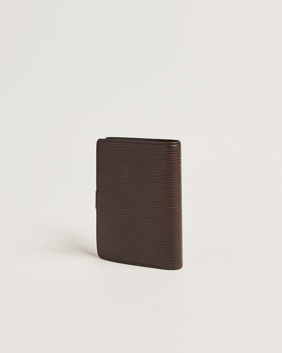 Uomini | Pre-Owned & Vintage Bags | Louis Vuitton Pre-Owned | Small Ring Agenda Cover Epi Leather Brown