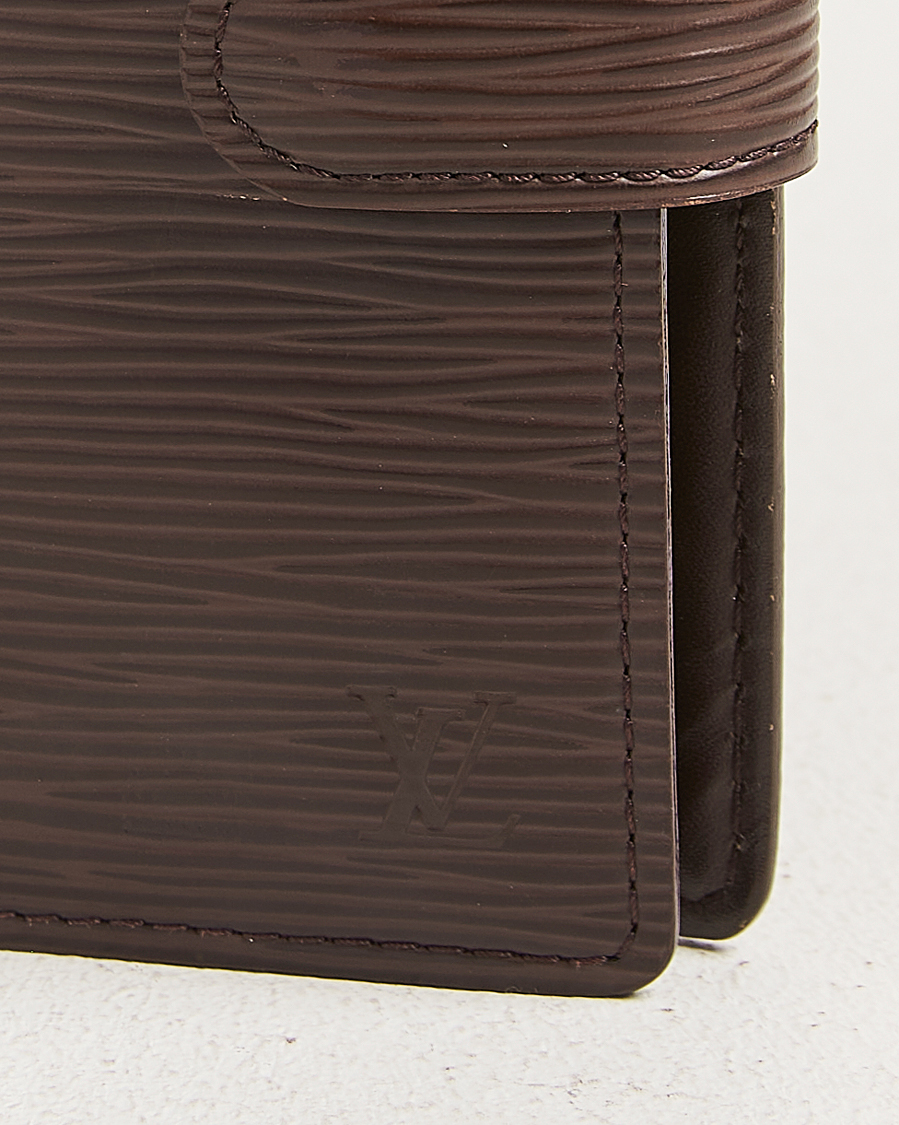 Uomini | Pre-Owned & Vintage Bags | Louis Vuitton Pre-Owned | Small Ring Agenda Cover Epi Leather Brown