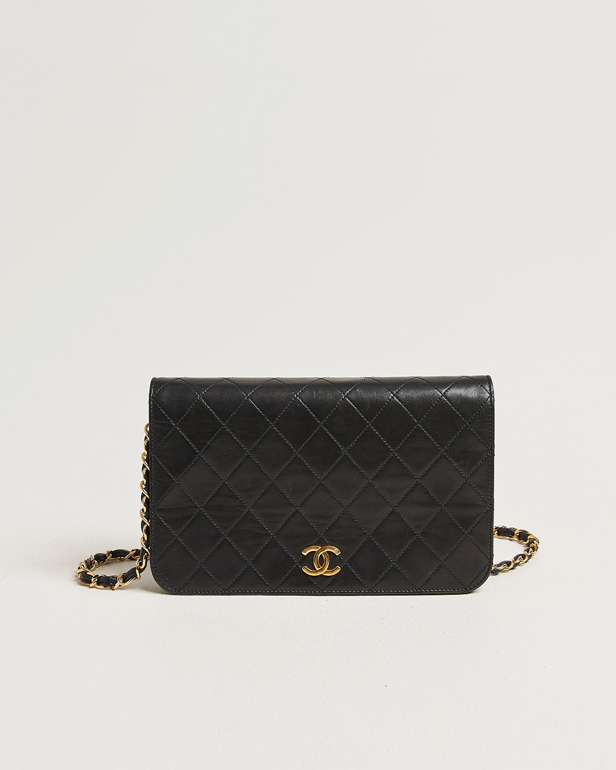 Uomini | Pre-Owned & Vintage Bags | Chanel Pre-Owned | Classic Single Flap Bag Lambskin Small Black