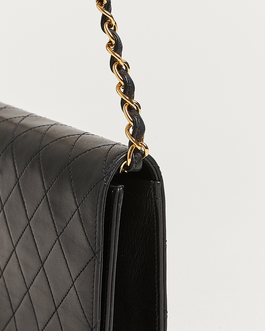 Uomini | Pre-Owned & Vintage Bags | Chanel Pre-Owned | Classic Single Flap Bag Lambskin Small Black