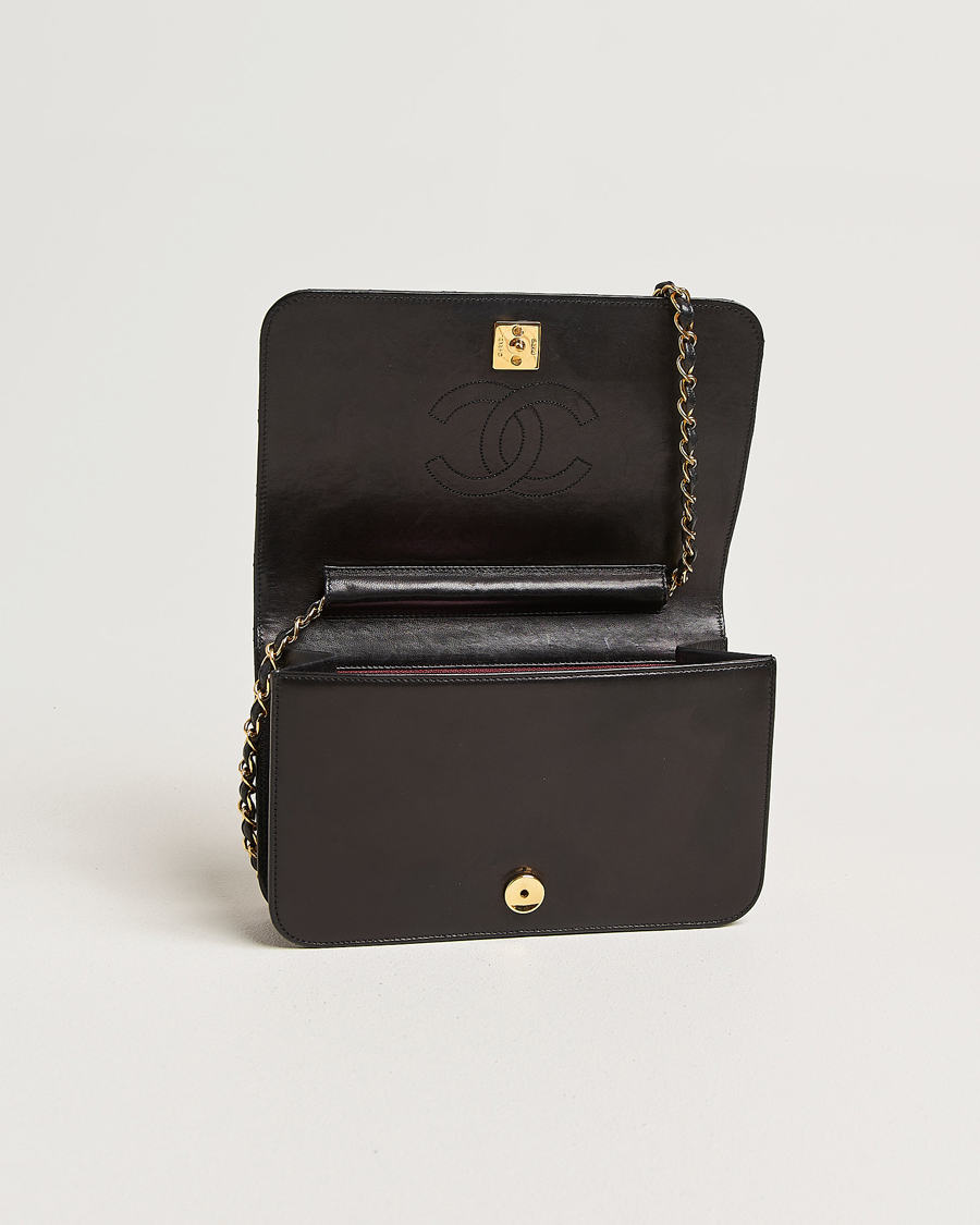 Uomini | Pre-Owned & Vintage Bags | Chanel Pre-Owned | Classic Single Flap Bag Lambskin Small Black
