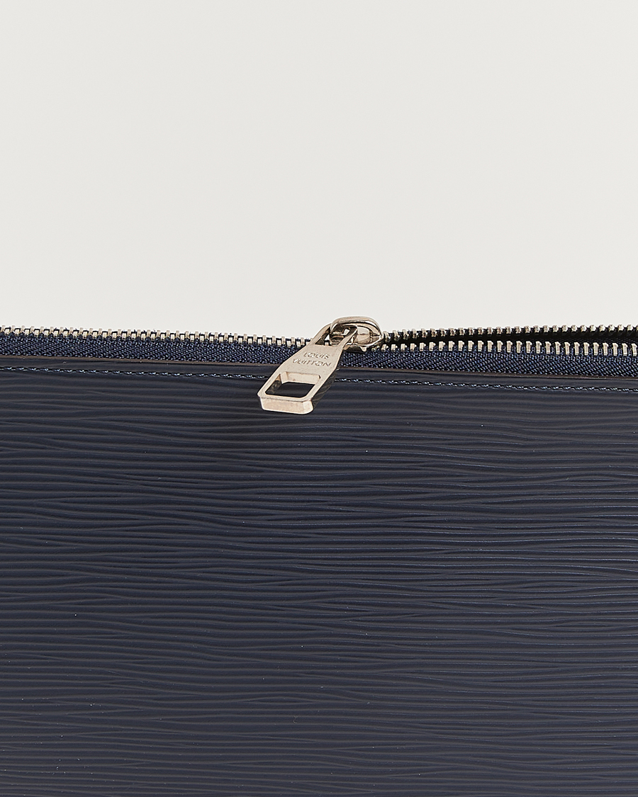 Uomini | Pre-Owned & Vintage Bags | Louis Vuitton Pre-Owned | Porte Documents Epi Leather Navy