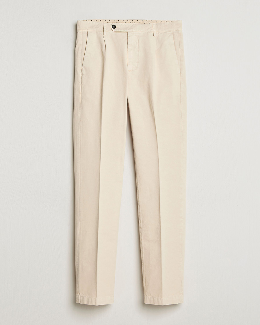 Uomini | Pantaloni | Massimo Alba | Ionio Cotton Trousers Light Beige