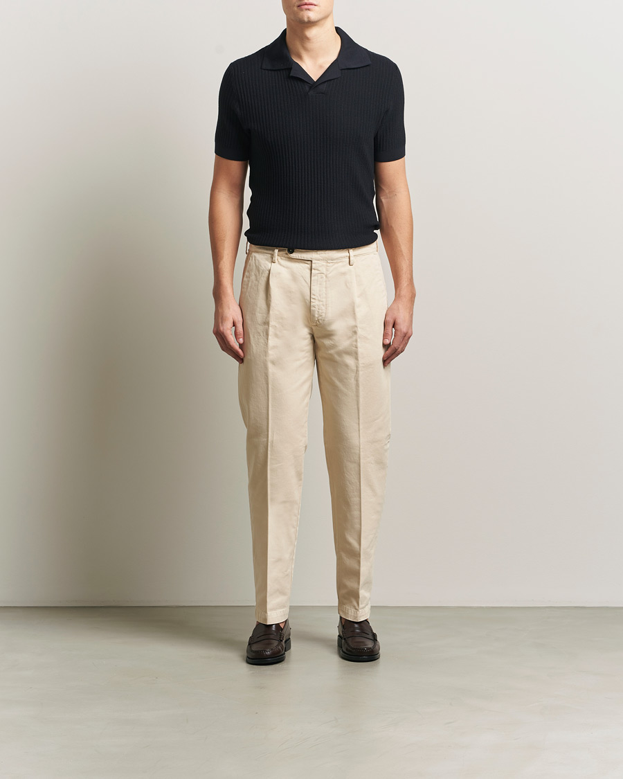Uomini | Pantaloni | Massimo Alba | Ionio Cotton Trousers Light Beige