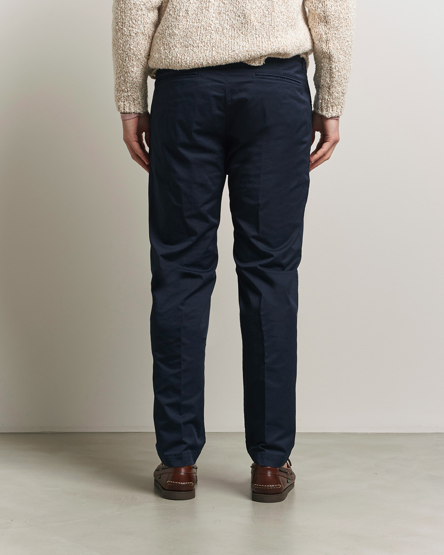 Uomini | Pantaloni | Massimo Alba | Winch Cotton Gabardine Trousers Navy