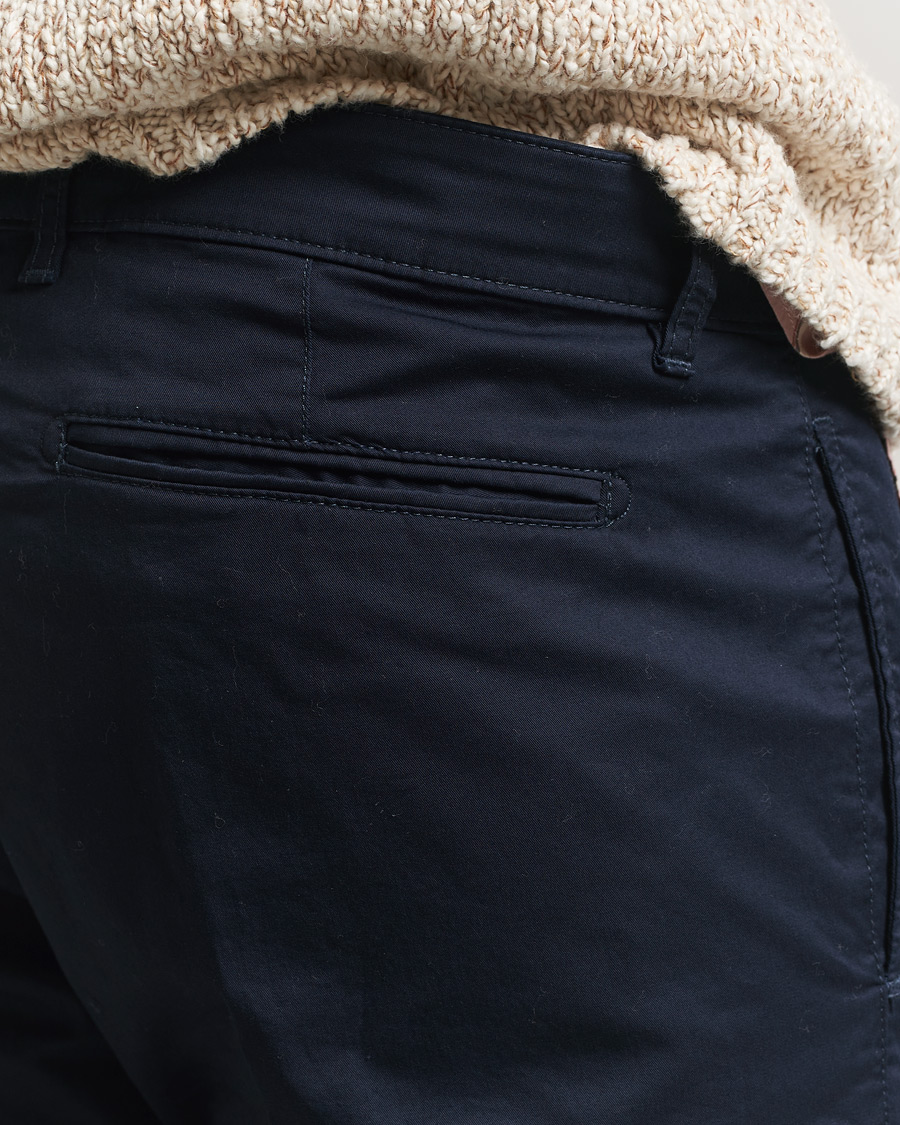 Uomini | Pantaloni | Massimo Alba | Winch Cotton Gabardine Trousers Navy