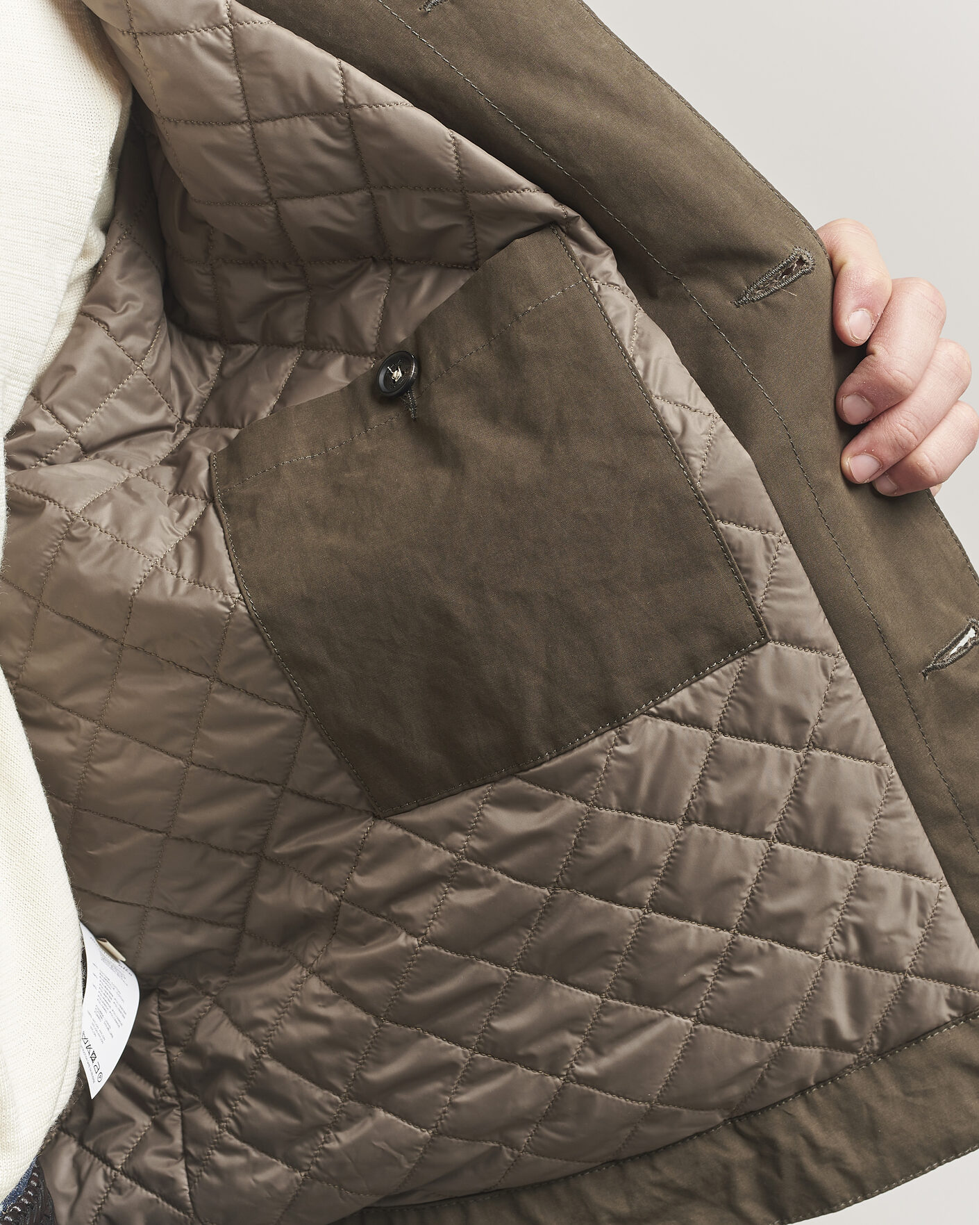 Uomini | Giacche | Massimo Alba | Lined Cotton Bomber Jacket Hunter