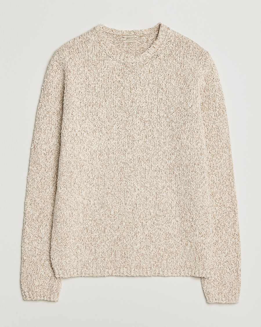 Uomini | Maglieria | Massimo Alba | Cotton Boucle Sweater Bronze