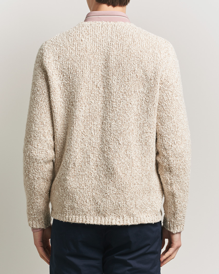 Uomini | Maglieria | Massimo Alba | Cotton Boucle Sweater Bronze