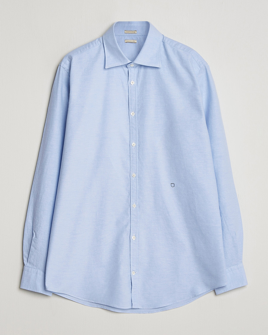 Uomini | Camicie | Massimo Alba | Genova Oxford Shirt Sky Blue