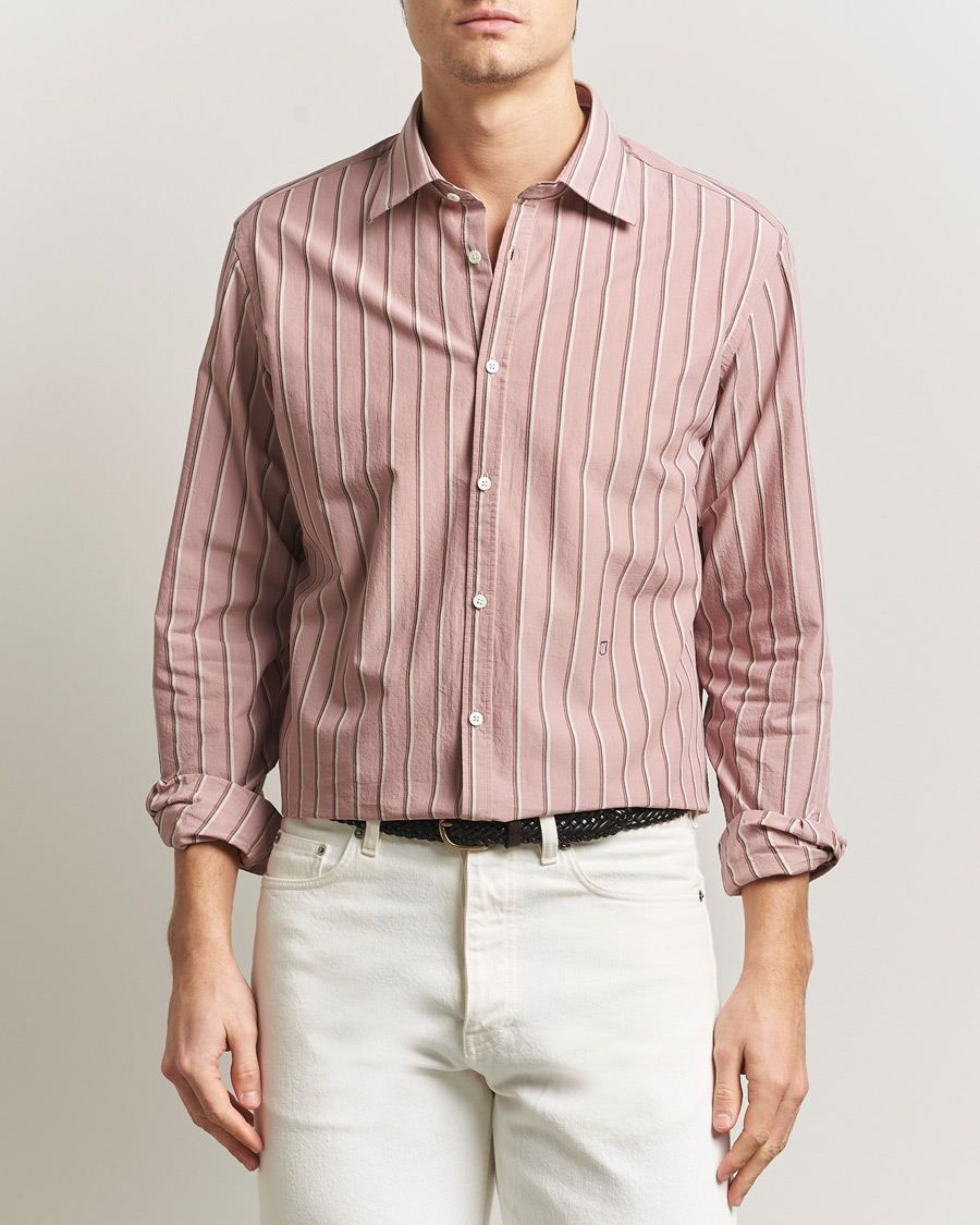Uomini | Camicie | Massimo Alba | Genova Striped Shirt Old Rose
