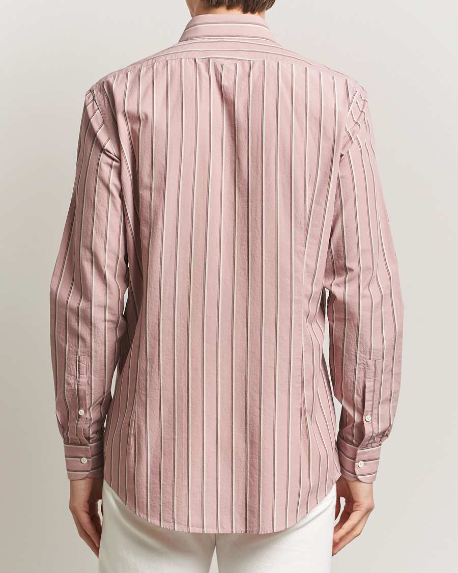 Uomini | Camicie | Massimo Alba | Genova Striped Shirt Old Rose