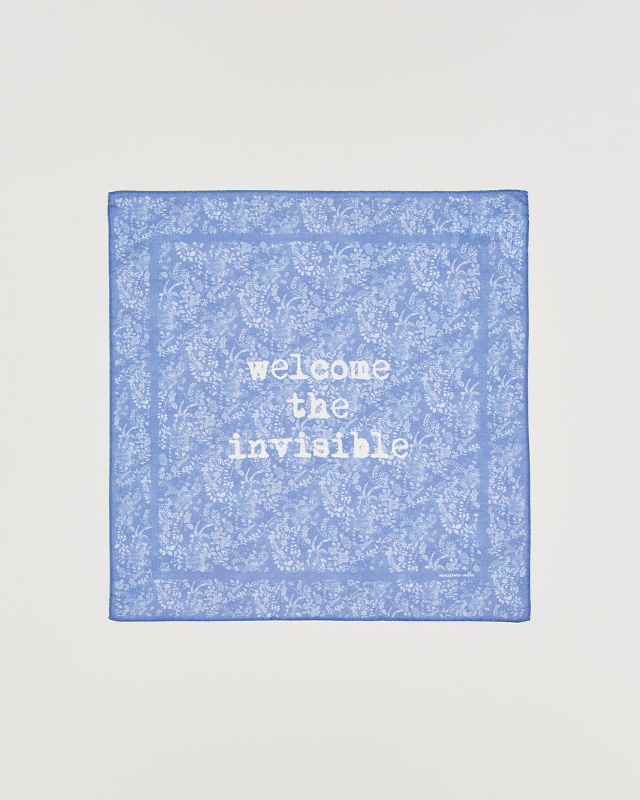 Uomini | Fazzoletti da taschino | Massimo Alba | Printed Cotton Voile Hankerchief Tulip