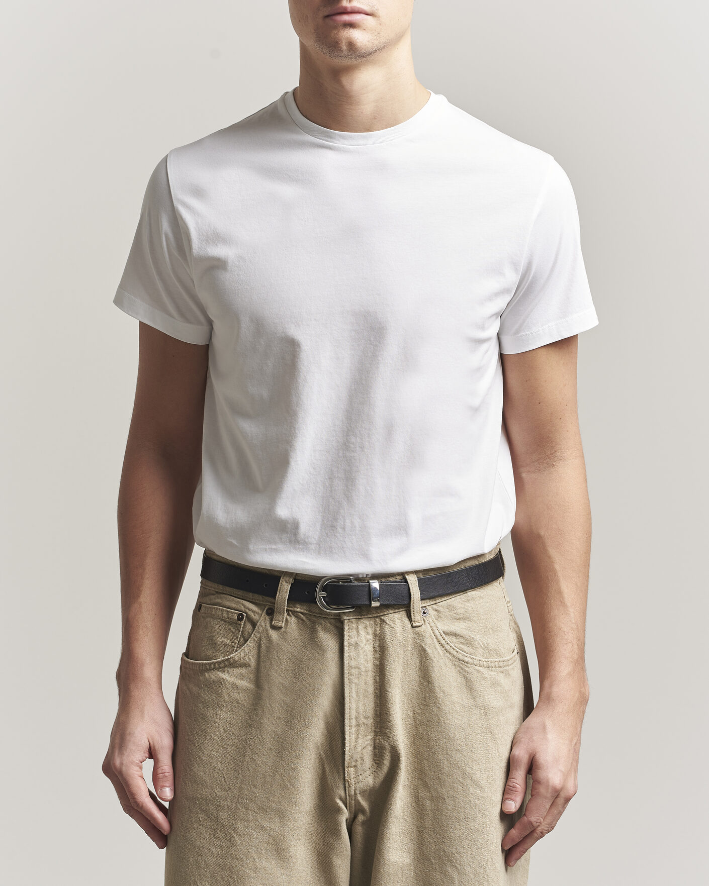 Uomini | T-shirt | Jil Sander | Short Sleeve Basic T-Shirt White