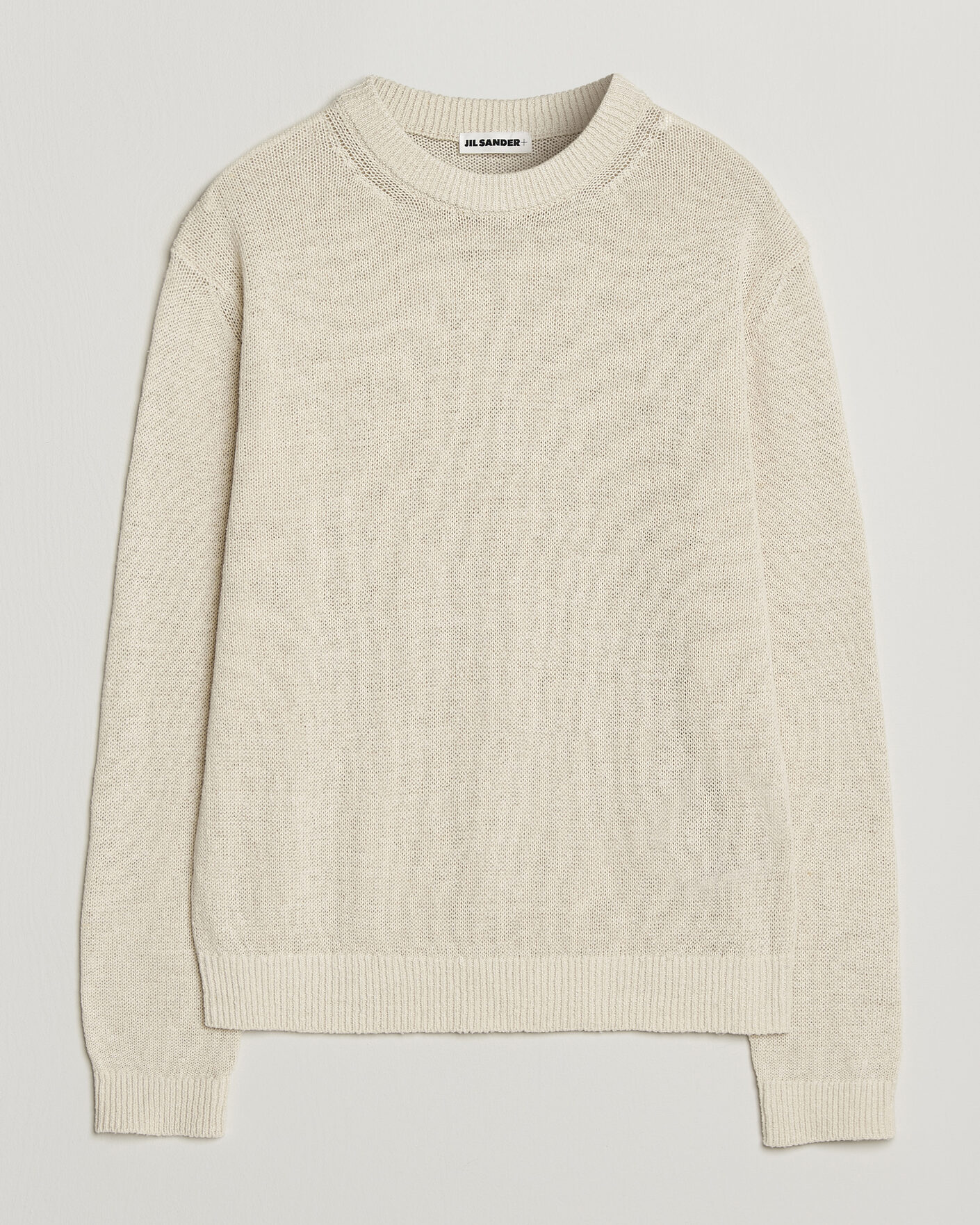Uomini | Maglieria | Jil Sander | Silk Blend Crew Neck Sweater Sand