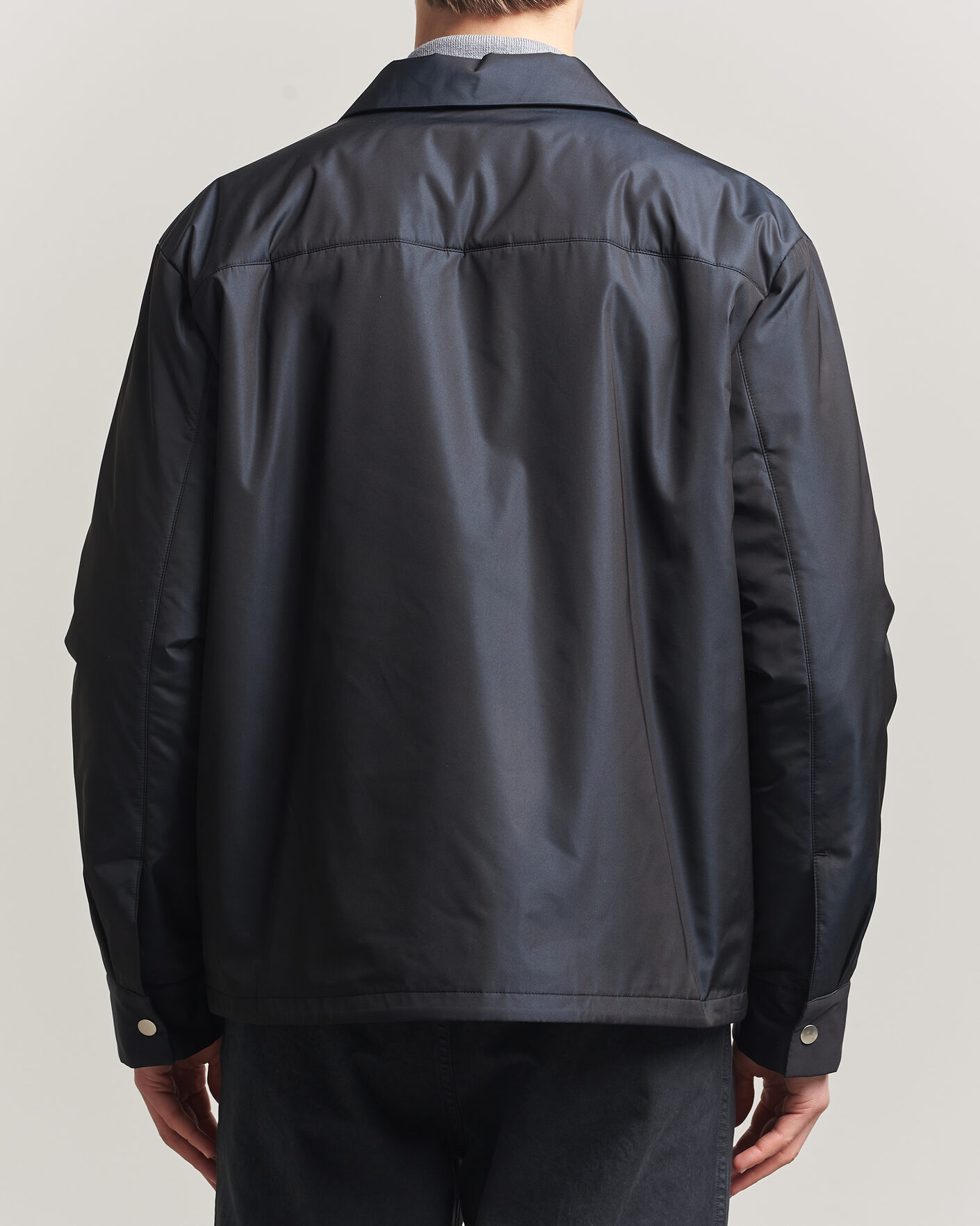 Uomini | Giacche | Jil Sander | Nylon Zip Jacket Navy