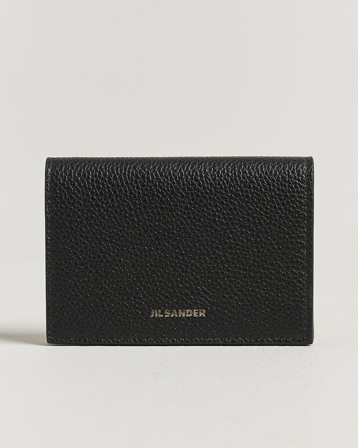 Uomini | Portafogli | Jil Sander | Grain Leather Card Holder Black