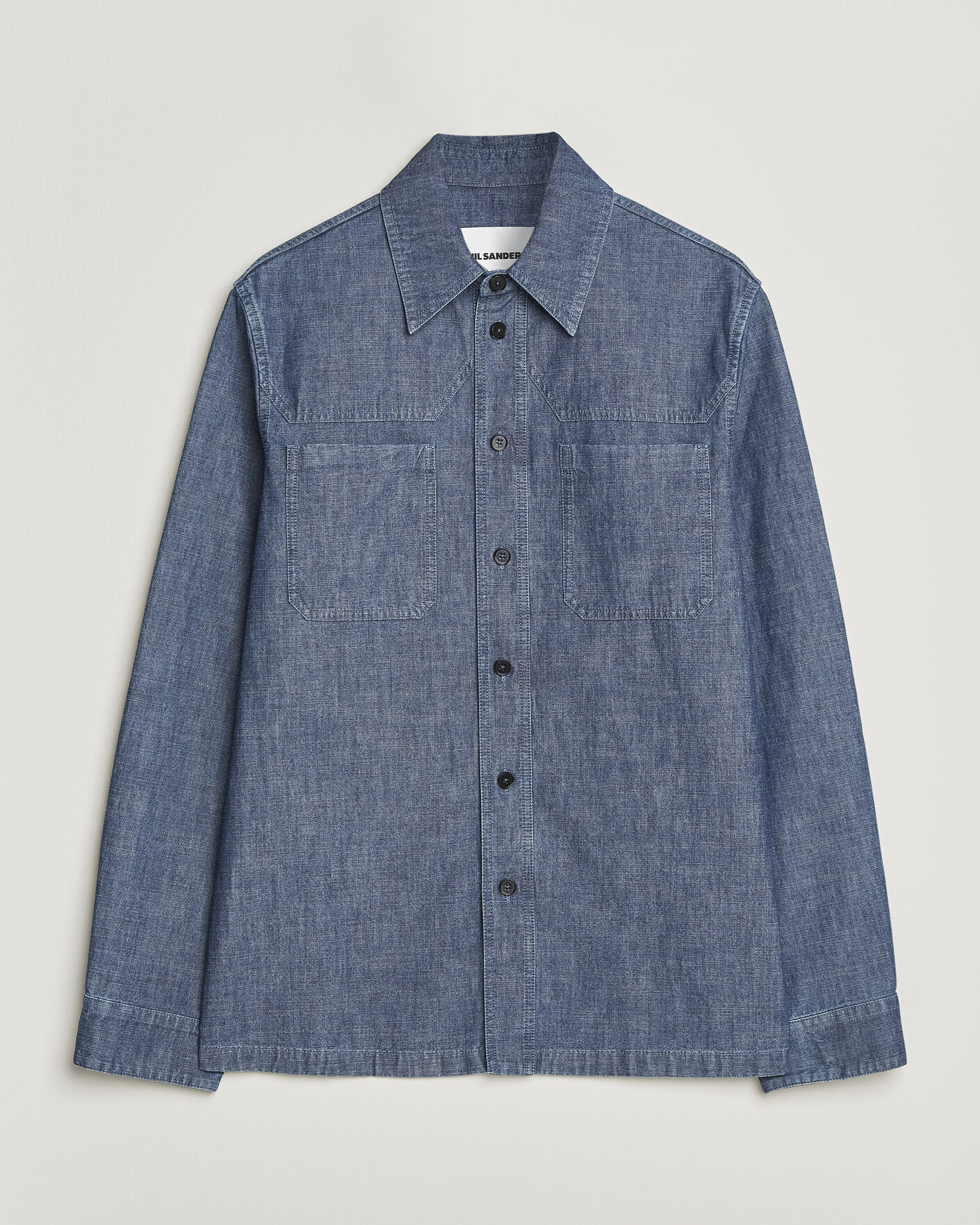 Uomini | Camicie | Jil Sander | Denim Overshirt Indigo Blue