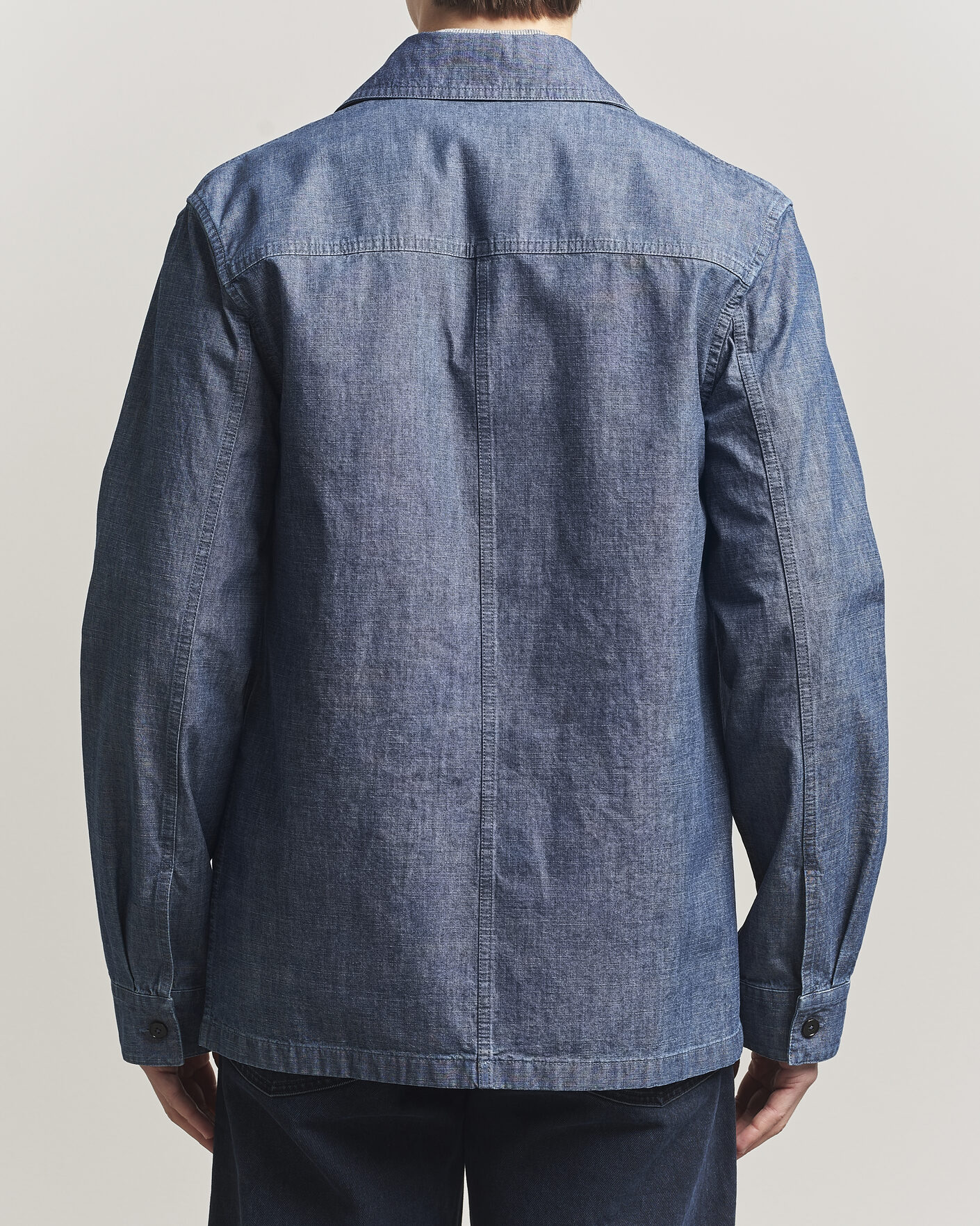 Uomini | Camicie | Jil Sander | Denim Overshirt Indigo Blue