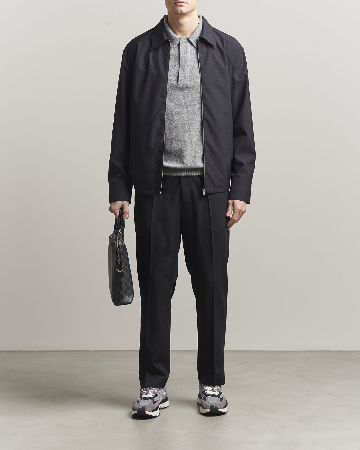 Uomini | Camicie | Jil Sander | Zip Shirt Blouson Navy