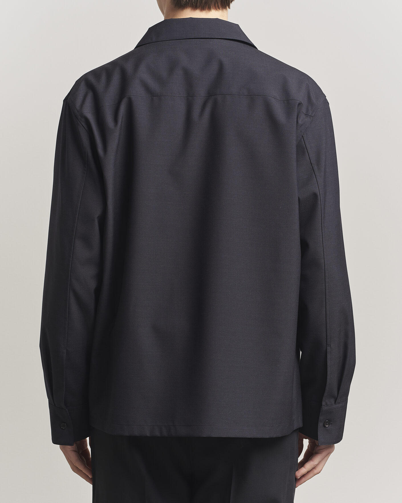 Uomini | Camicie | Jil Sander | Zip Shirt Blouson Navy