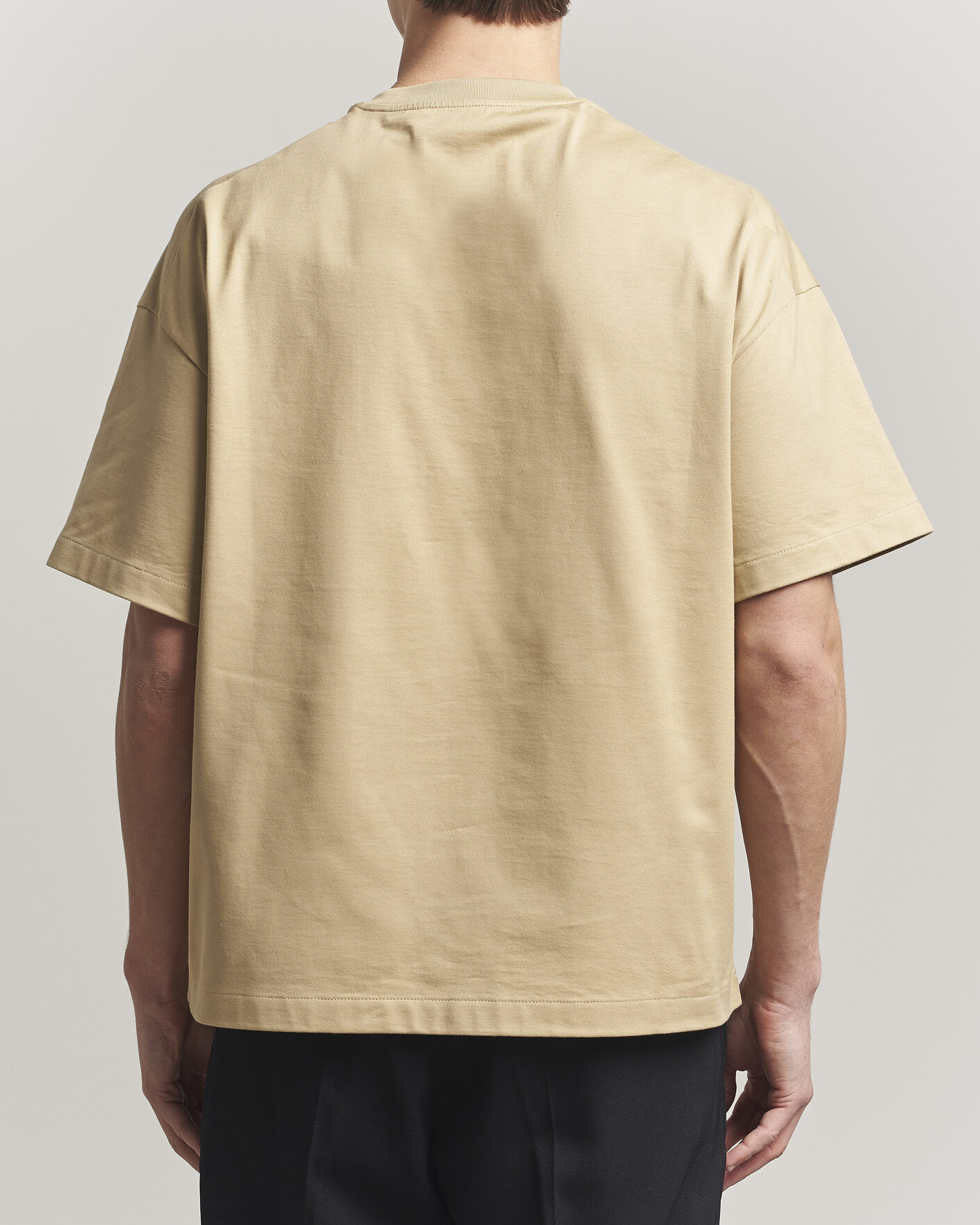 Uomini | T-shirt | Jil Sander | Short Sleeve Logo T-Shirt Khaki