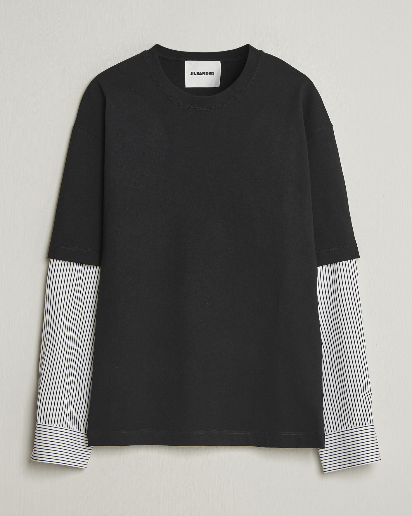 Uomini | T-shirt | Jil Sander | Long Sleeve T-Shirt Black