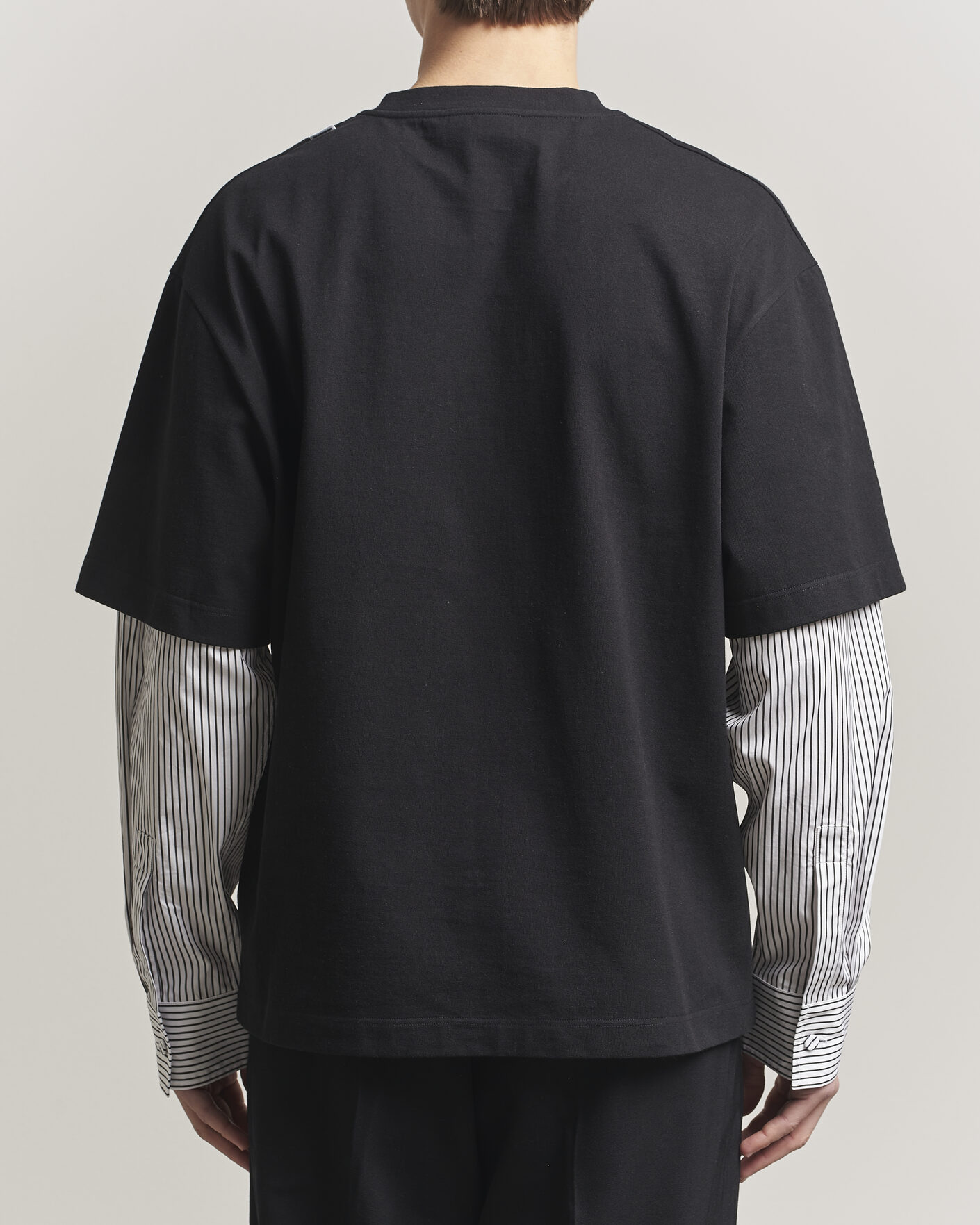 Uomini | T-shirt | Jil Sander | Long Sleeve T-Shirt Black