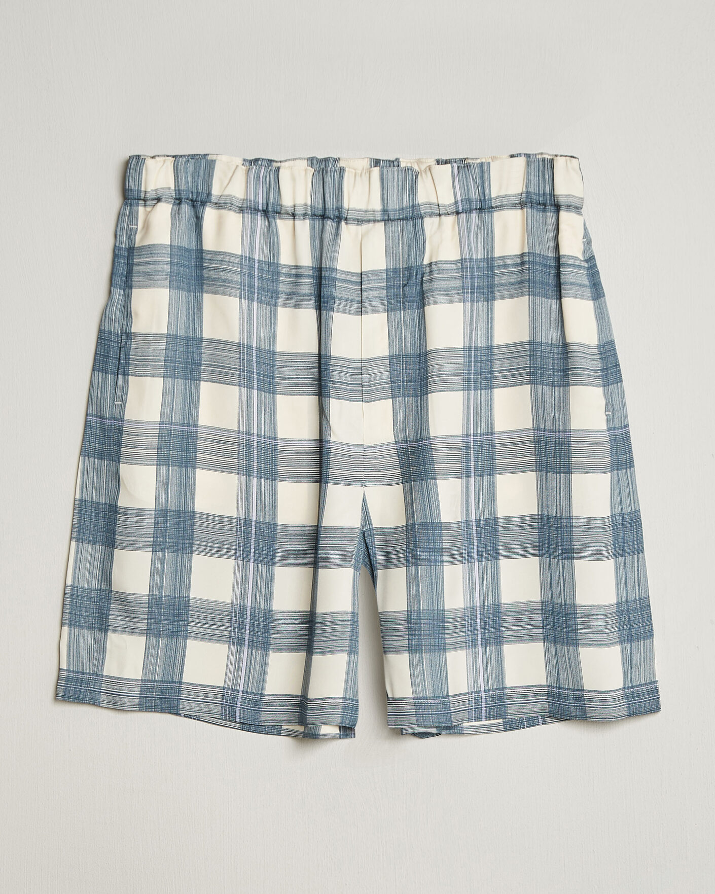 Uomini | Pantaloncini | Jil Sander | Vichy Check Shorts Blue/White