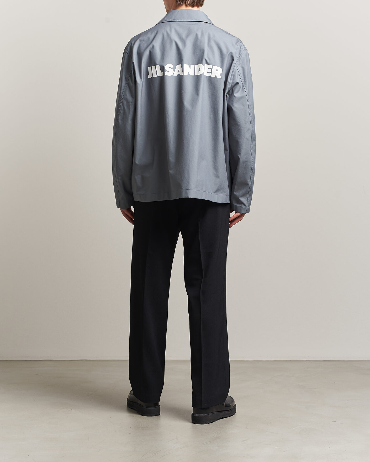 Uomini | Giacche | Jil Sander | Back Logo Bomber Jacket Grey