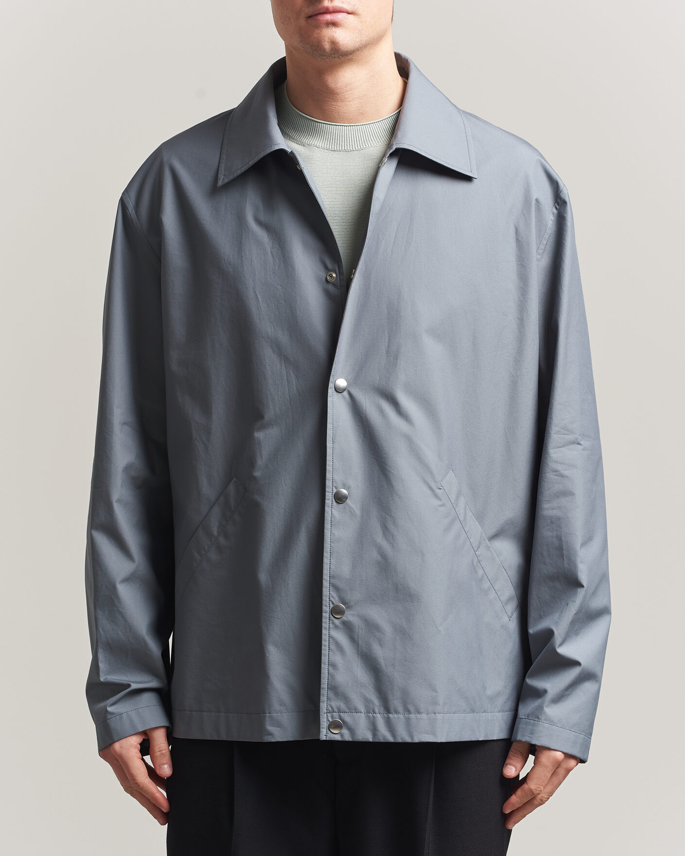 Uomini | Giacche | Jil Sander | Back Logo Bomber Jacket Grey