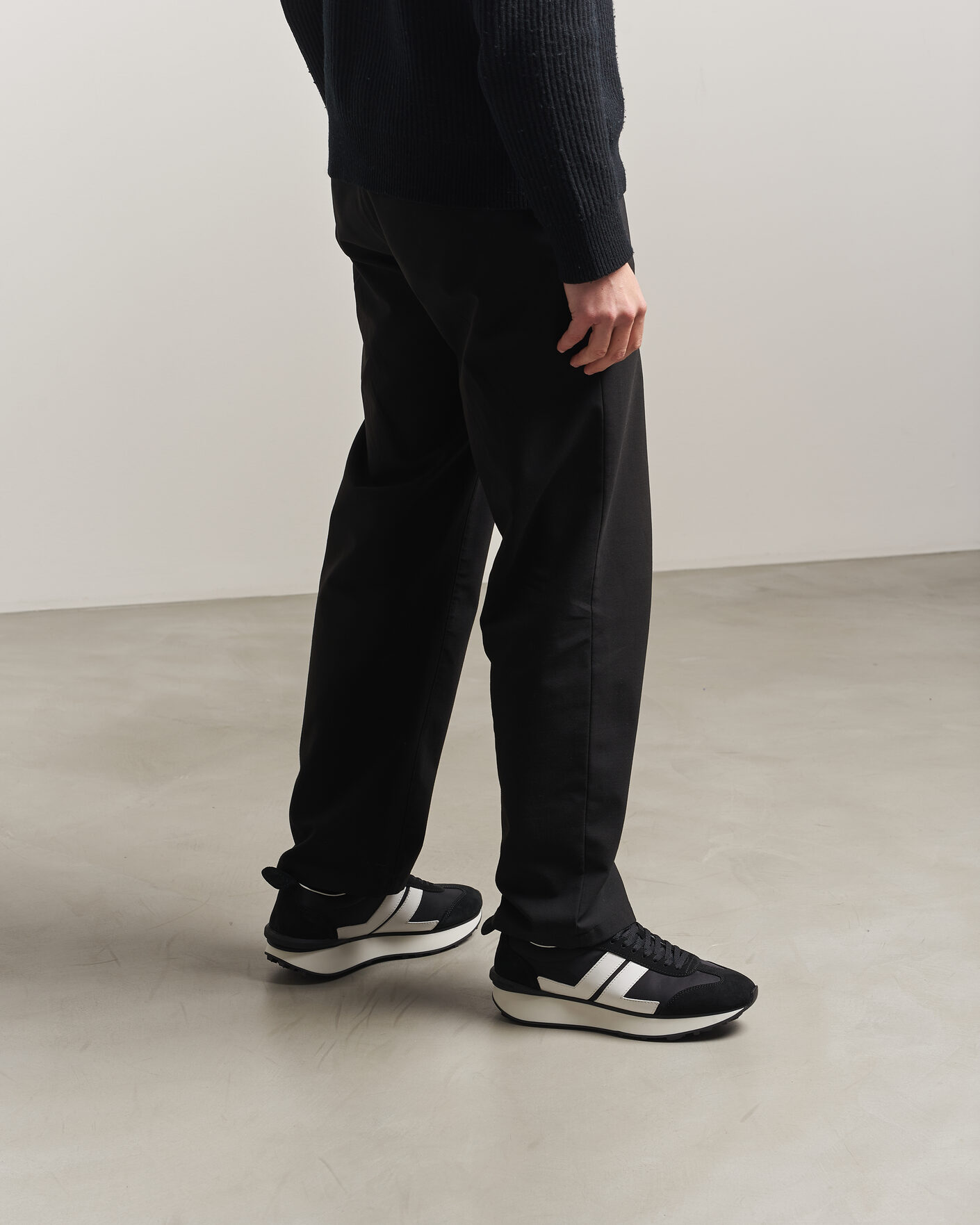 Uomini | Sneakers | Lanvin | Bumpr Running Sneakers Black/White