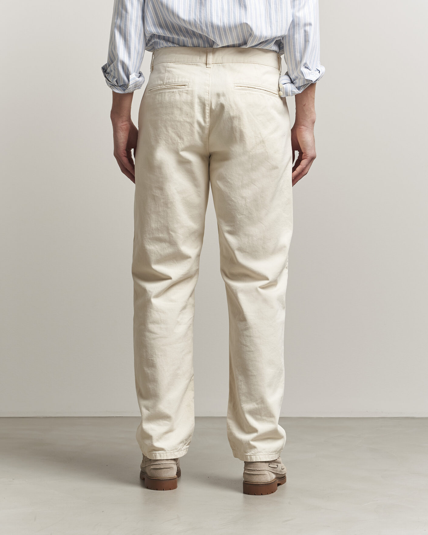 Uomini | Pantaloni | LES DEUX | Oscar Chino Pants Eggnog White