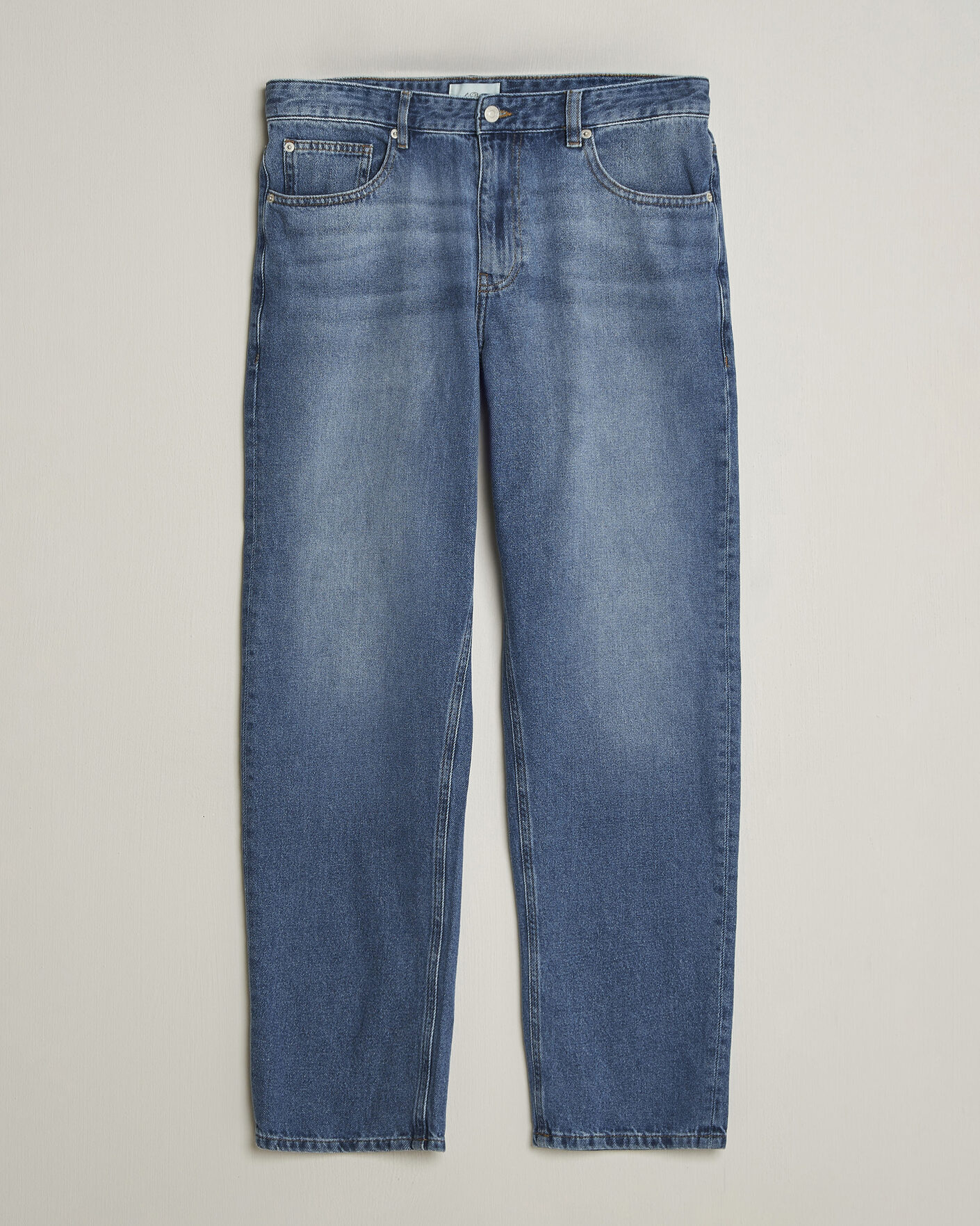 Uomini | Jeans | LES DEUX | Ryder Washed Jeans Medium Indigo Blue